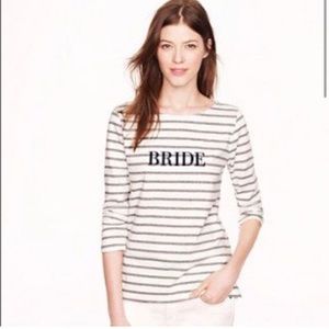 J Crew “BRIDE” Top